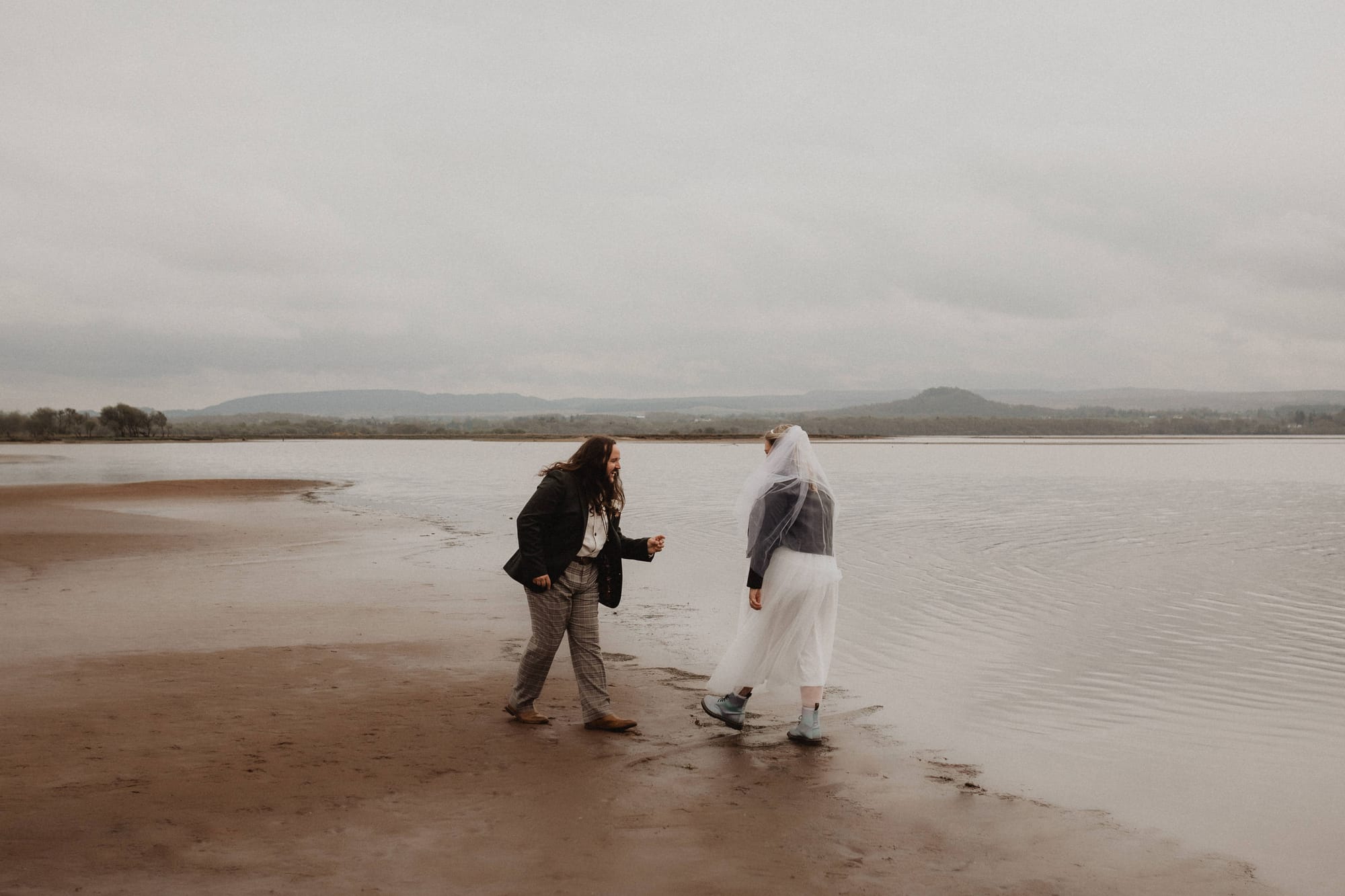 A wild elopement by the water